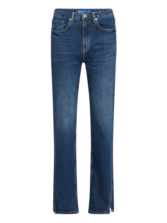 High-Rise Straight Jeans