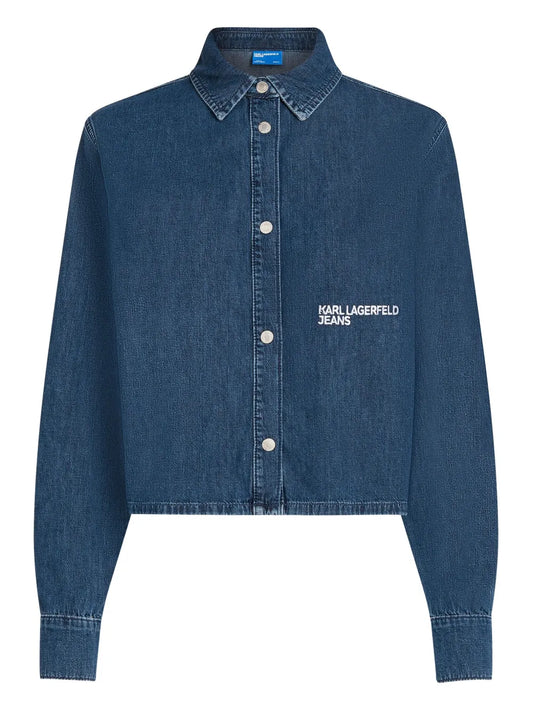 Boxy Denim Blouse