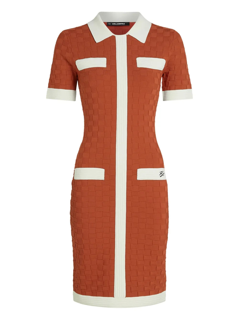 Two-Tone Mini Dress