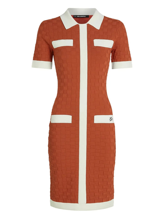 Two-Tone Mini Dress