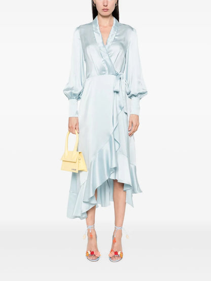 Silk Midi Dress