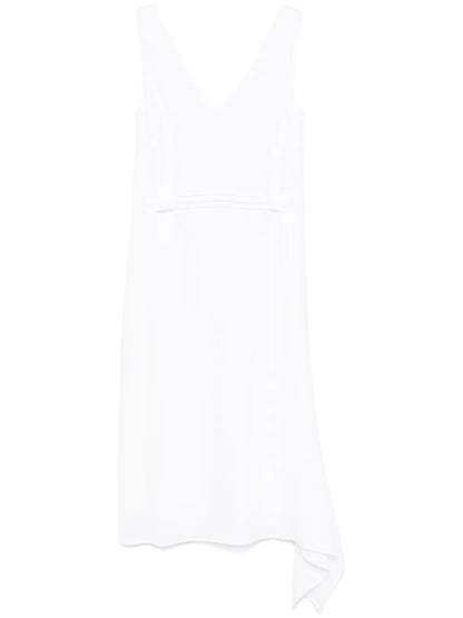 Bead-Detail Midi Dress