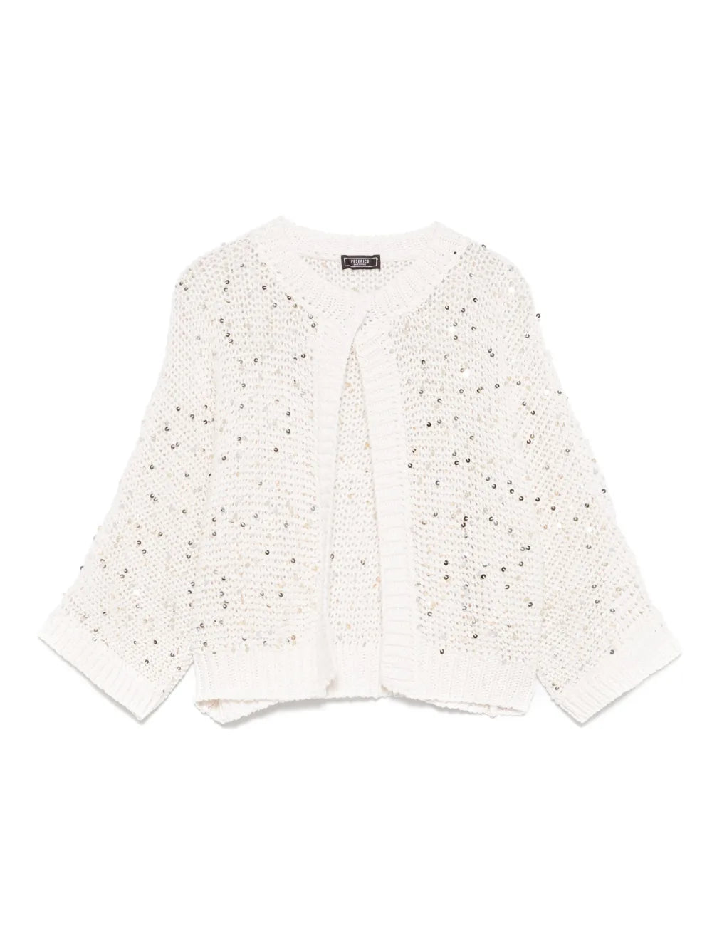 Sequin-Embellished Cardigan