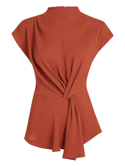 Asymmetrical Draped Top