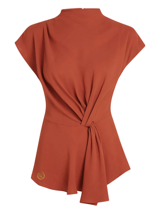 Asymmetrical Draped Top