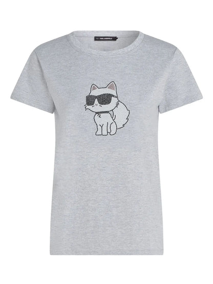 Ikon Choupette Rhinestone T-Shirt