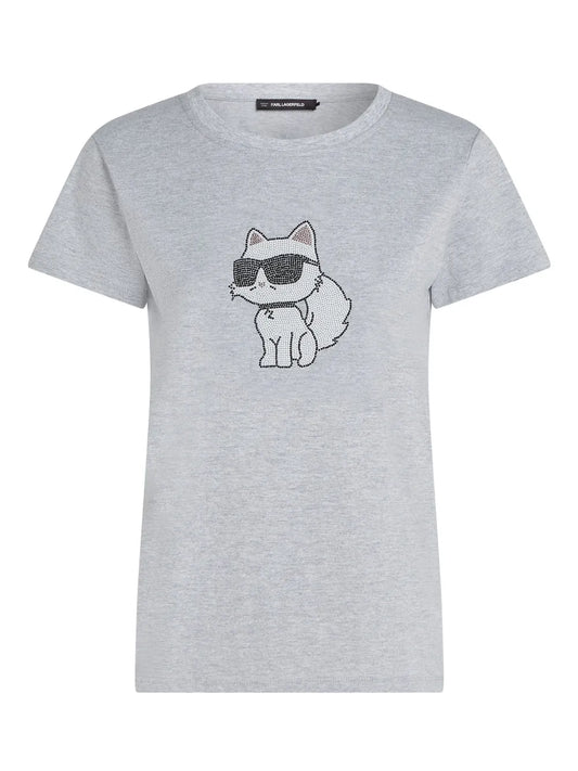 Ikon Choupette Rhinestone T-Shirt