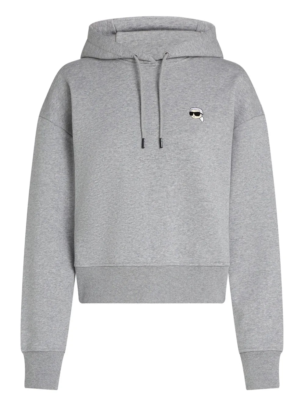 Ikon-Patch Cropped Hoodie