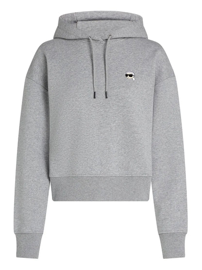 Ikon-Patch Cropped Hoodie