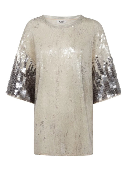 Sequin-Embellished T-Shirt