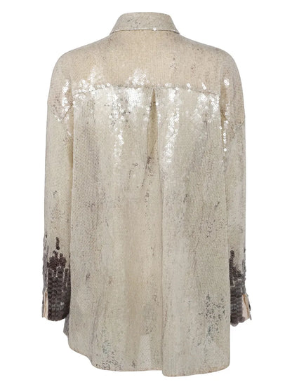 Sequin-Embellished Shirt