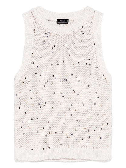 Sequin-Detail Vest