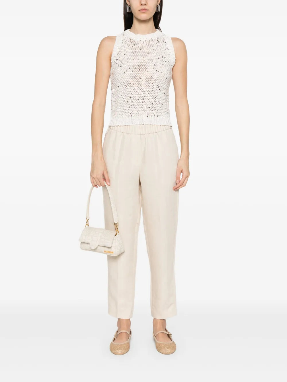 Sequin-Detail Vest