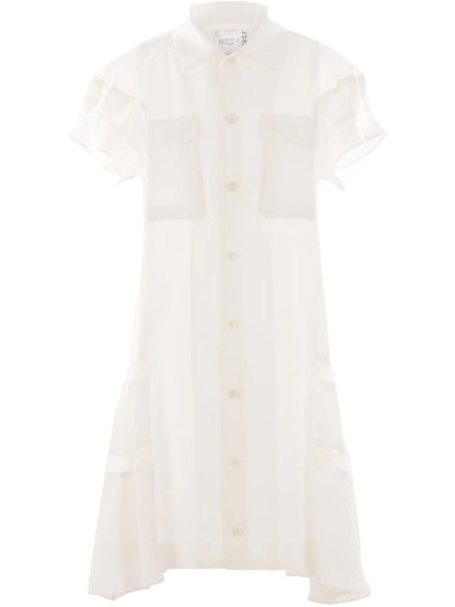 Short-Sleeved Shirt Dress