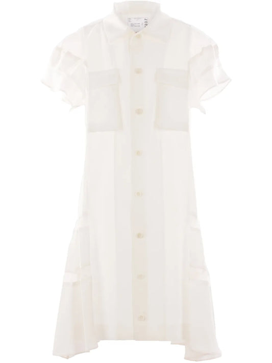 Short-Sleeved Shirt Dress