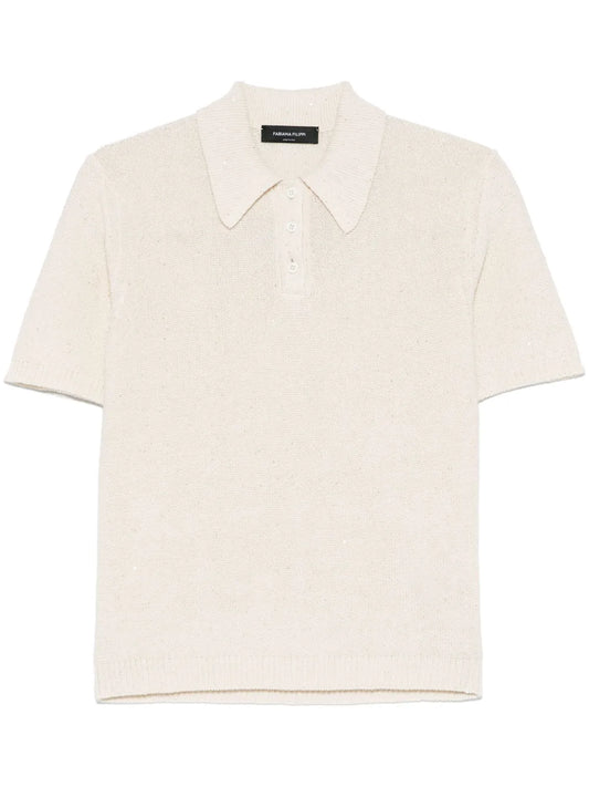 Knitted Polo Top
