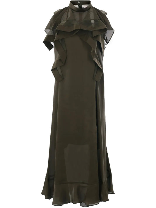 Sleeveless Chiffon Dress