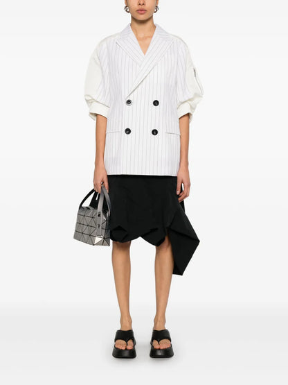 Striped Panelled Blazer