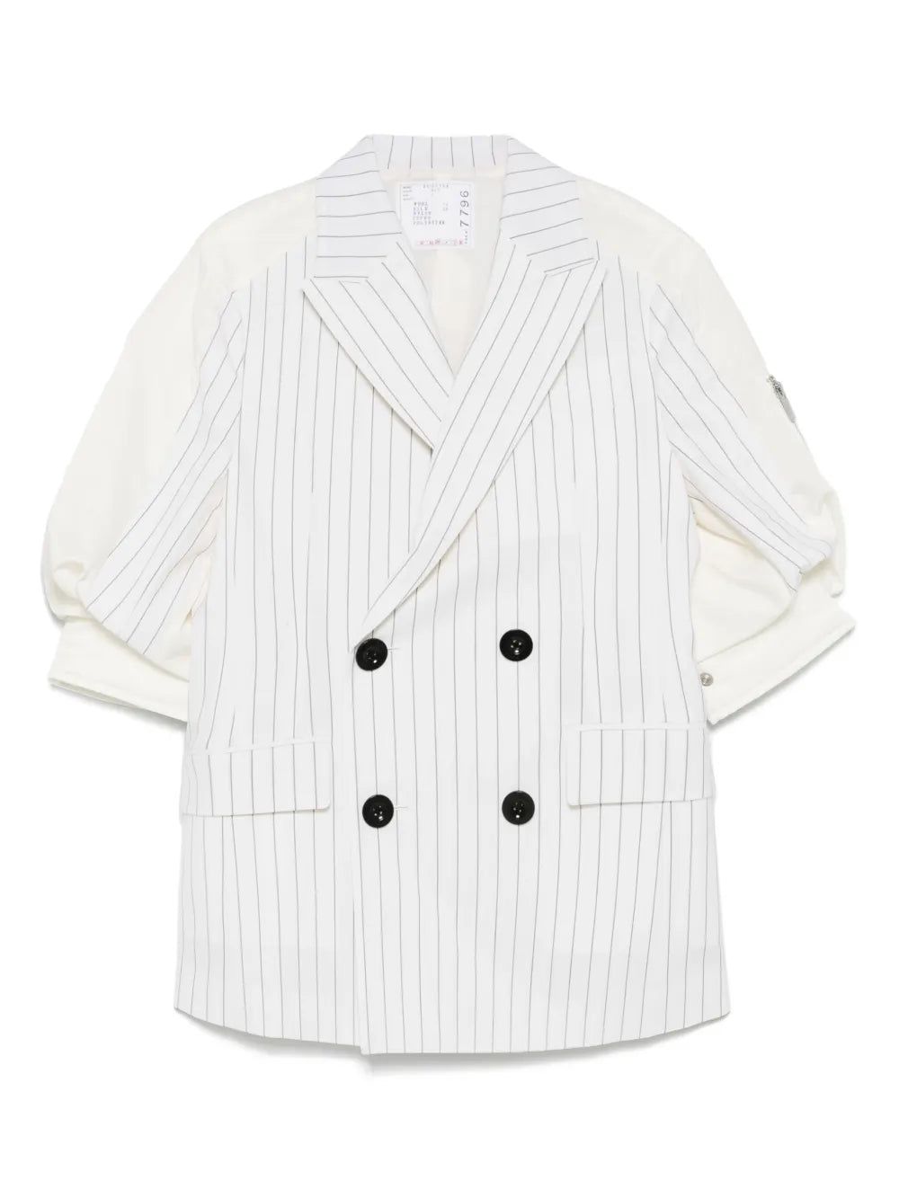 Striped Panelled Blazer