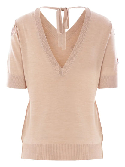 Wool Cropped Sweater