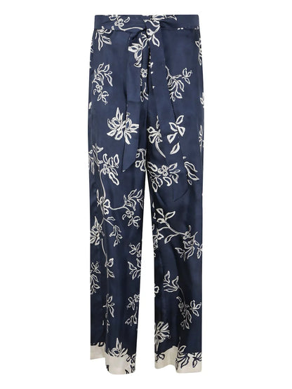 Cinzia Floral-Print Trousers