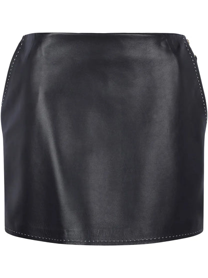 Leather Mini Skirt
