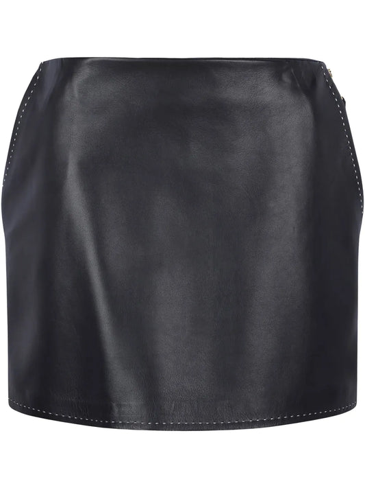 Leather Mini Skirt