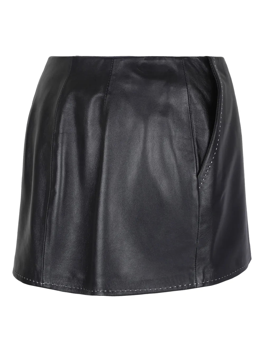 Leather Mini Skirt