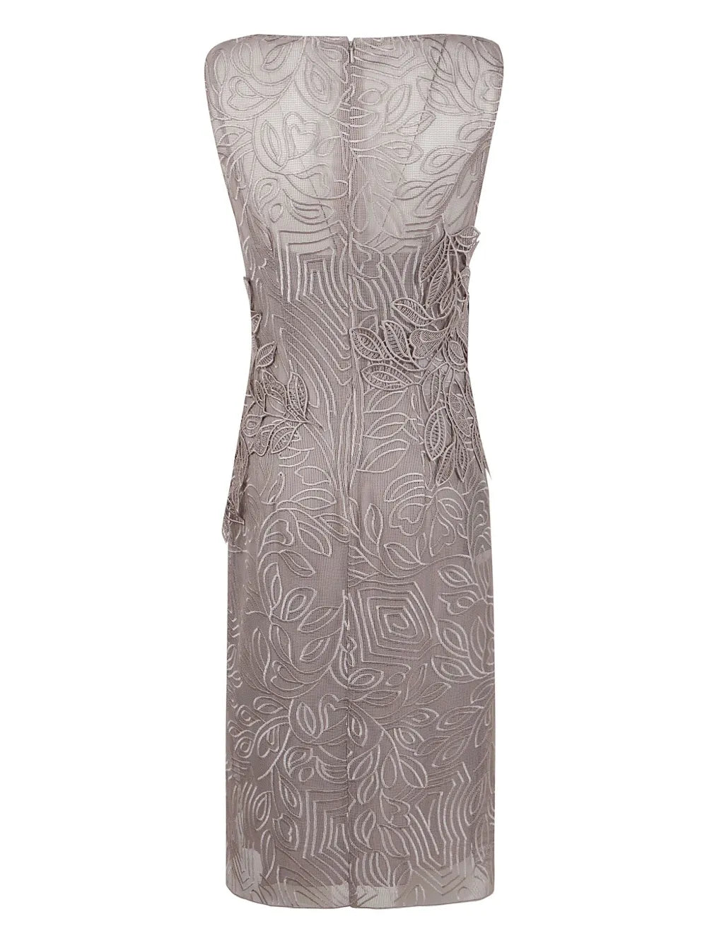 Embroidered Midi Dress