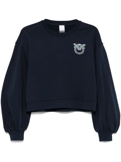 Love Birds-Embellished Sweatshirt