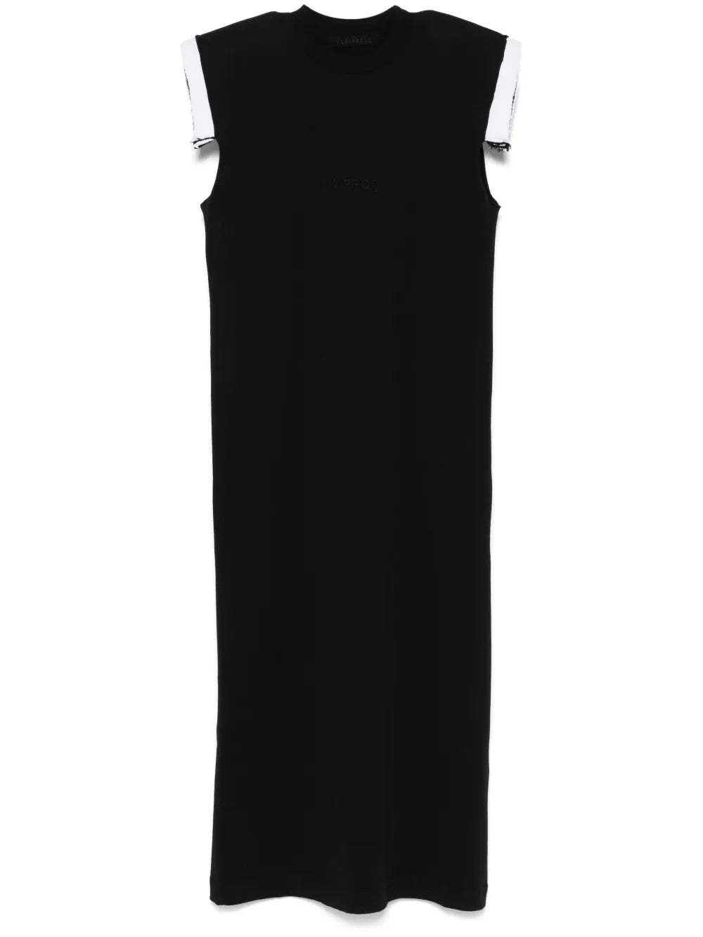 Embroidered Layered Midi Dress