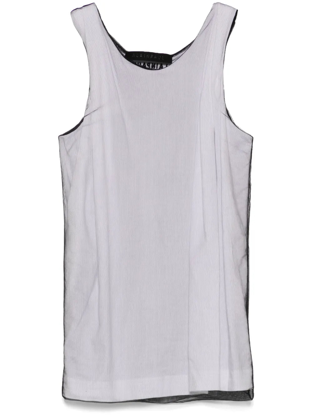 Mesh-Overlay Tank Top