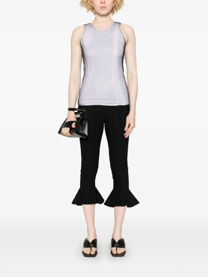 Mesh-Overlay Tank Top