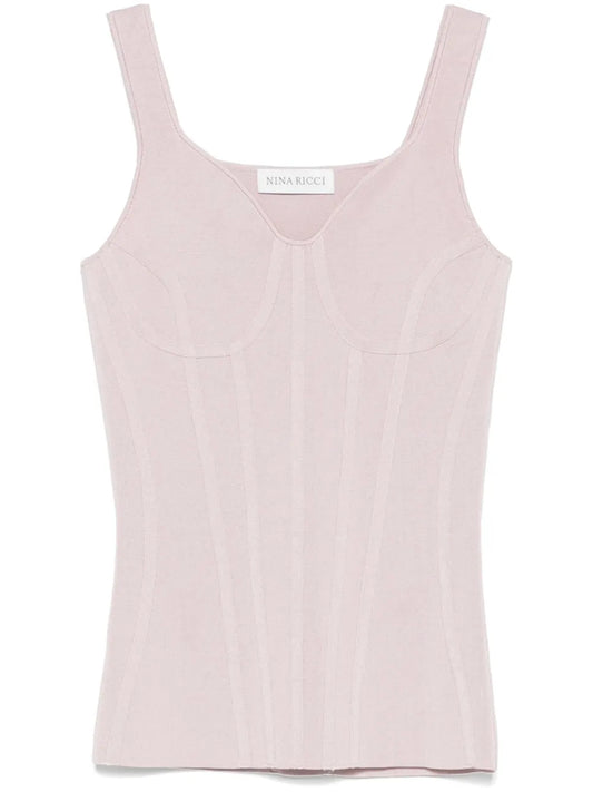 Panelled Tank Top
