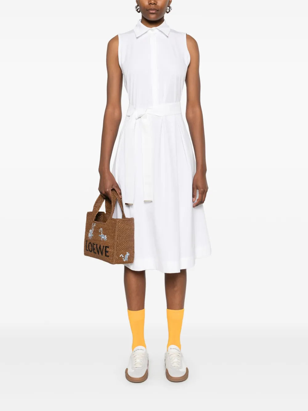 Belted Midi Dress