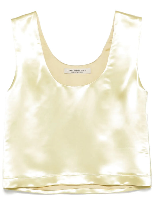 Satin Tank Top