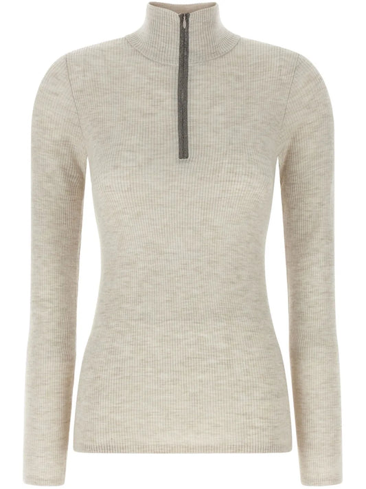 Zip-Up Sweater