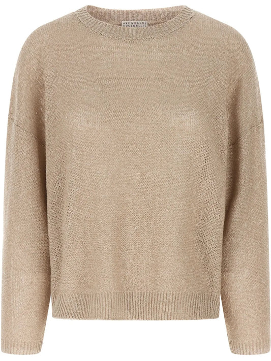 Sequin-Embellished Sweater