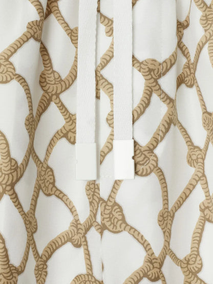 Knot-Print Trousers