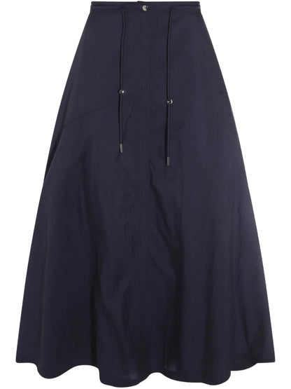 Drawstring-Waist Skirt