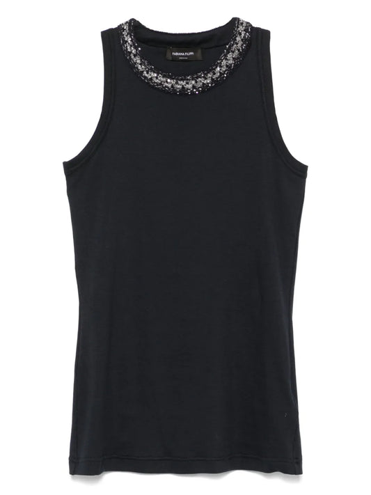 Sequin-Embellished Top