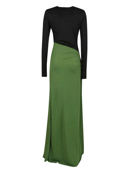 Draped Maxi Dress