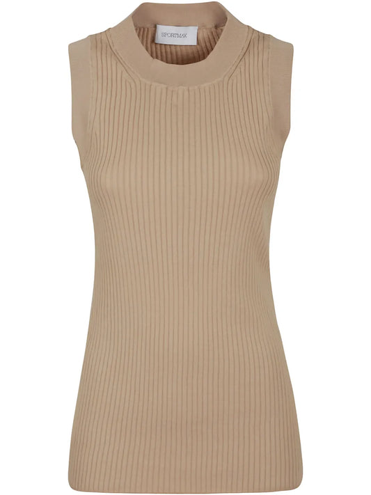 Ribbed Sleeveless Top