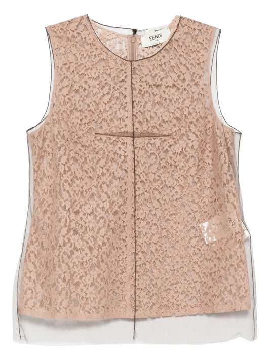 Floral-Lace Top