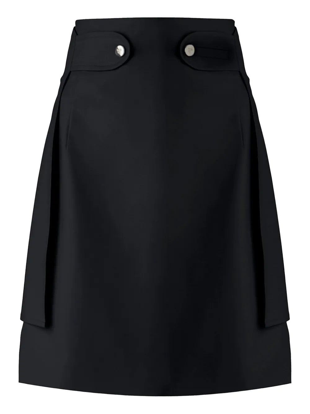 Gabardine Asymmetric Skirt