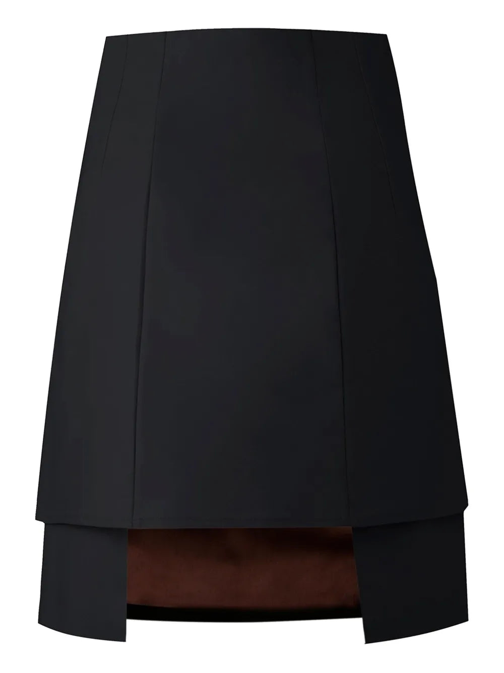 Gabardine Asymmetric Skirt