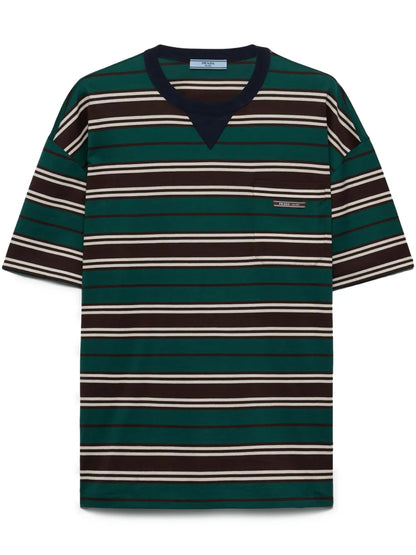 Striped Cotton T-Shirt