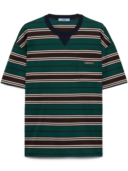 Striped Cotton T-Shirt