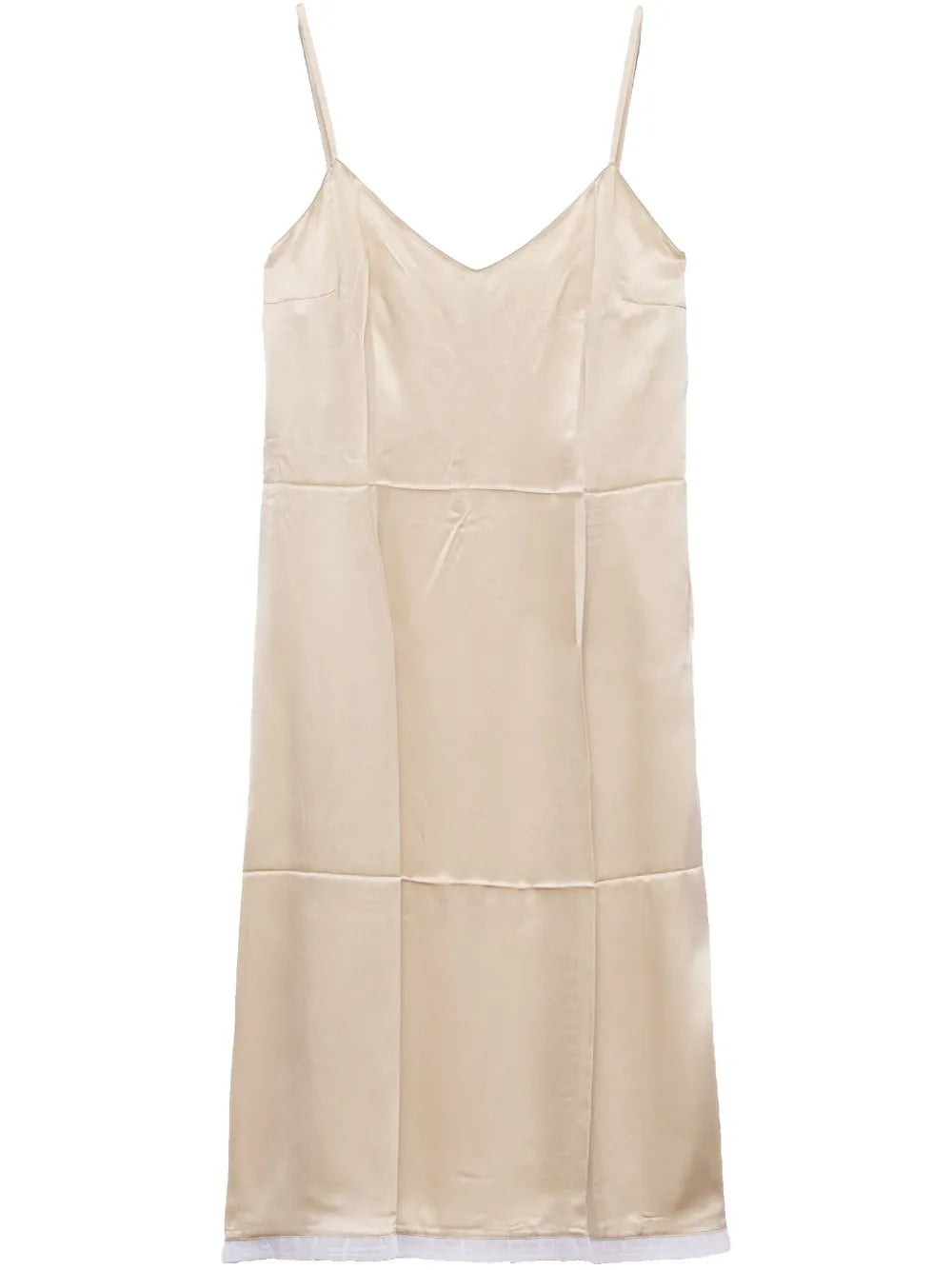 Satin Crepe Midi Dress