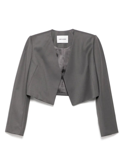Collarless Jacket